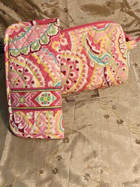 Vera Bradley 2-Piece Matched Set in "Tutti Frutti" - Eyeglass Case & Zip Pouch